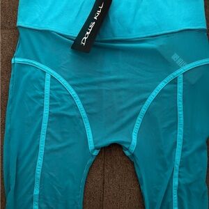 Dolls Kill Mesh Blue Bike Shorts